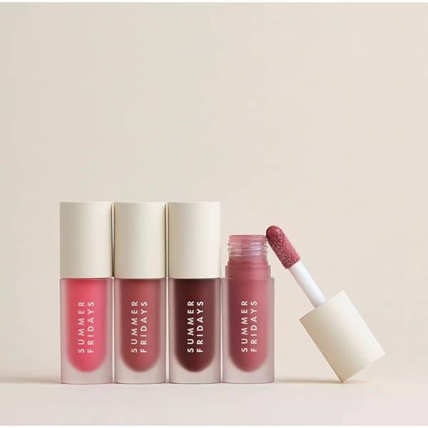 Summer Fridays Dream Lip Oil Tint Rosy Pink Sheer Brown Hydrating Treatment Plumping Gloss