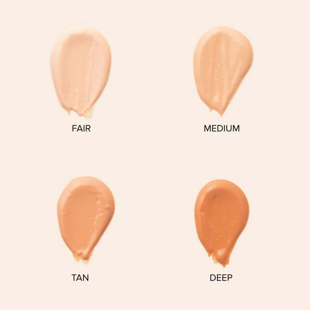 DRMTLGY Luminous Eye Corrector SPF 41 Fair Medium Tan Deep Concealer Peptides Ceramides Cream Lines Gentle Sensitive