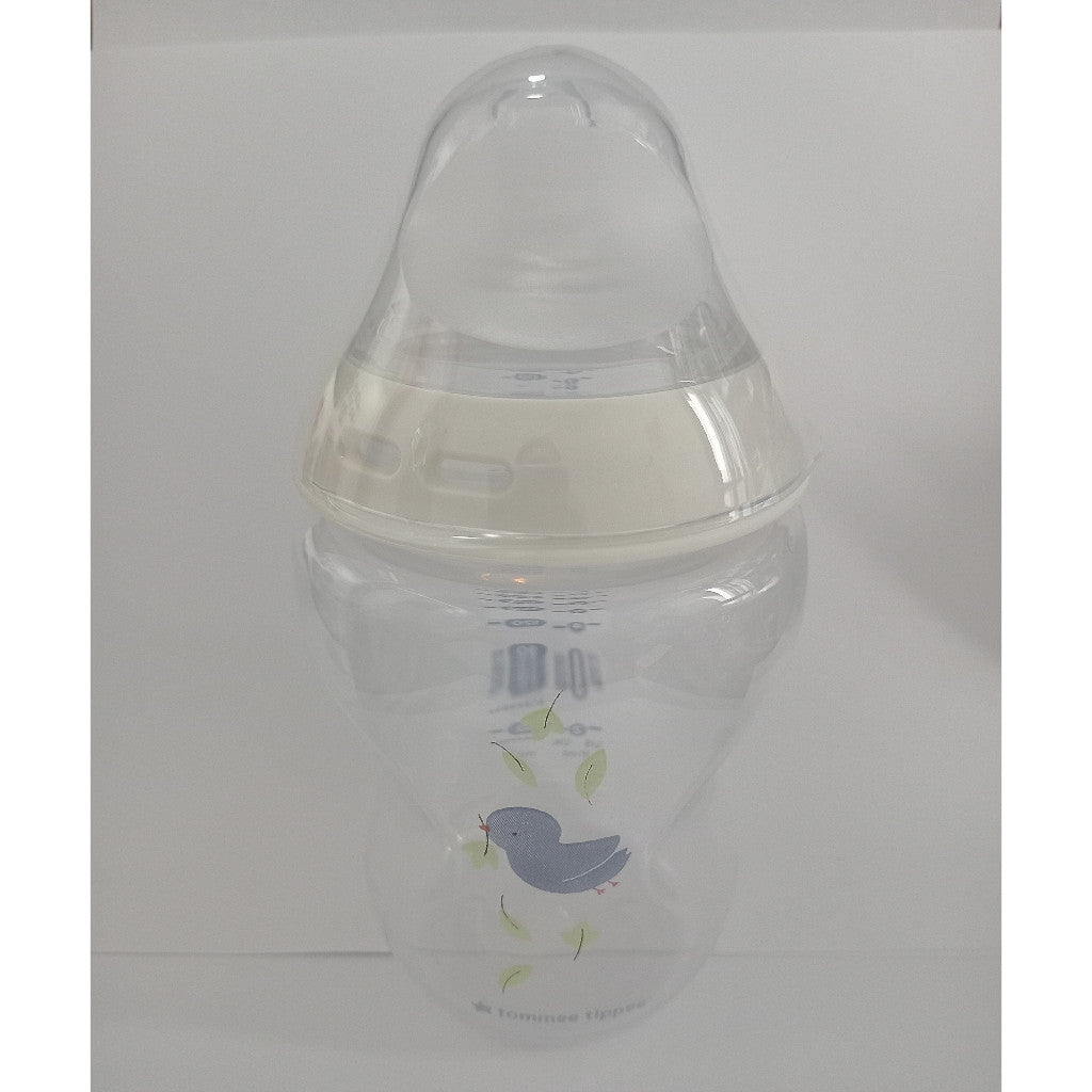Tommee Tippee Closer to Nature Natural Start Colour Baby Bottle BPA Pack Milk Clear Bottles Set Gift