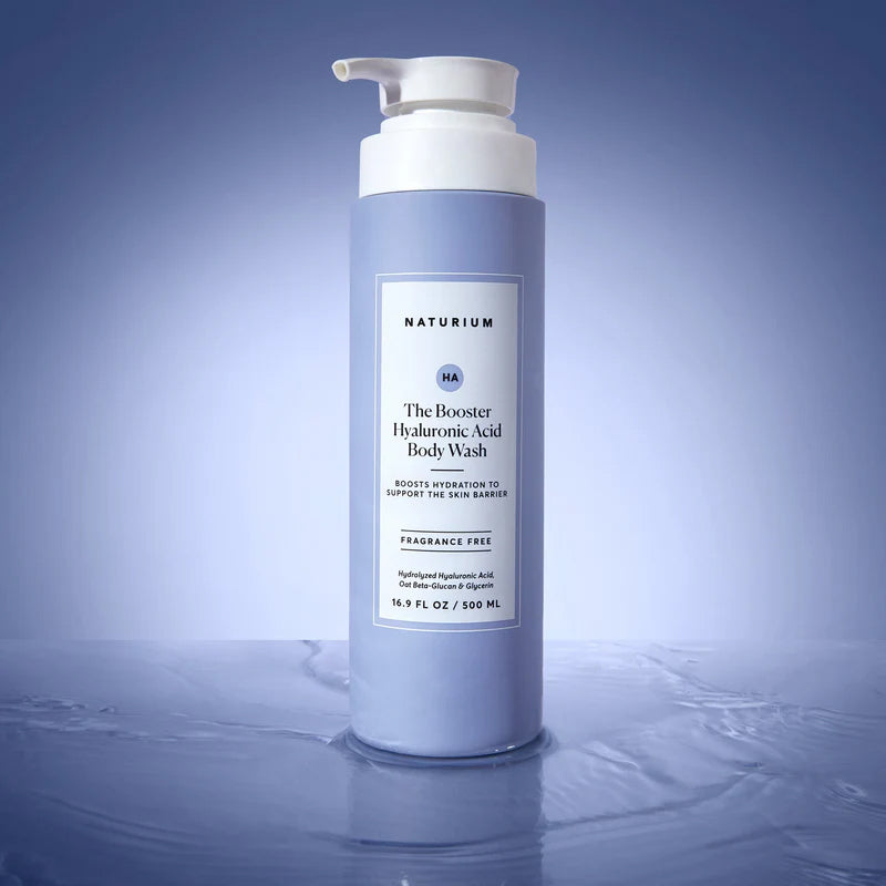 Naturium Booster Hyaluronic Acid Body Wash Shower Gel Cleanser Glycerin Vitamin B5 B12 Moisturiser Barrier Sensitive