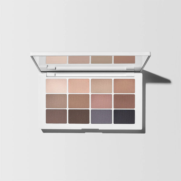 Makeup By Mario Master Mattes Eyeshadow Palette Compact Powder Neutrals Matte Brown Nude Cream Black Warm Neutral