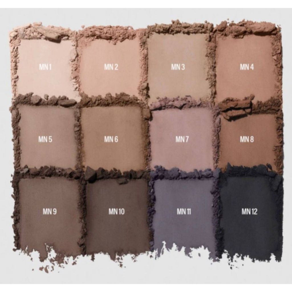 Makeup By Mario Master Mattes Eyeshadow Palette Compact Powder Neutrals Matte Brown Nude Cream Black Warm Neutral