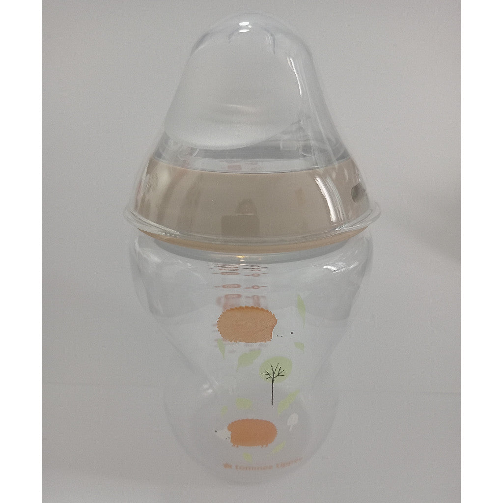 Tommee Tippee Closer to Nature Natural Start Colour Baby Bottle BPA Pack Milk Clear Bottles Set Gift