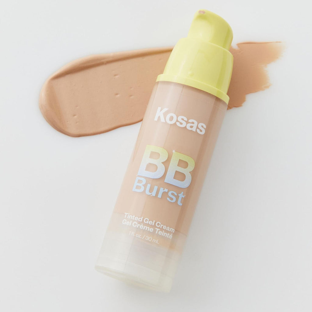 Kosas BB Burst Hydrating Tinted Gel Cream Base Foundation Liquid Sheer Peptides Collagen Moisturiser Zinc Light