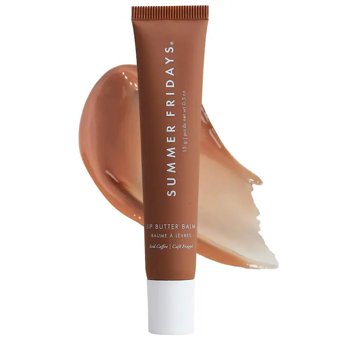 Summer Fridays Lip Butter Balm Gloss Tint Mask Vegan Night Sleeping Brown Pink Cherry Cocoa Coffee Vanilla Beige Mint