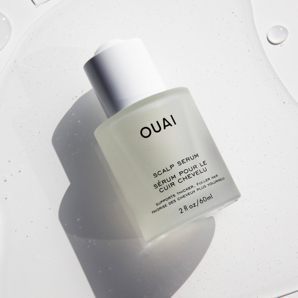 OUAI Thinning Hair Scalp Serum Growth Thick Full Treatment Essence Tonic Ginseng Mushroom Hyaluronic Moisturising Loss