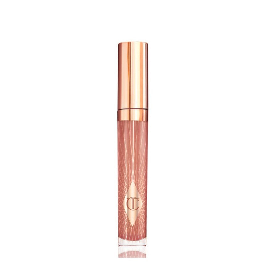 Charlotte Tilbury Collagen Lip Bath High Shine Gloss Rosy Glow Plumping Hydrating Lipstick Pink Peach