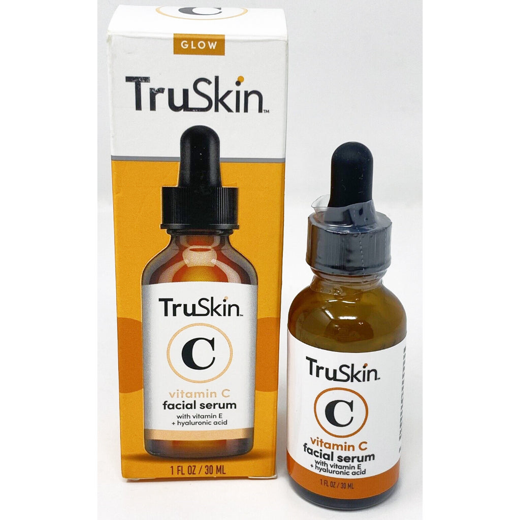 TruSkin Vitamin C Facial Serum E Face Hyaluronic Acid 30ml 60ml Brightening Lightening Whitening Wrinkles Lines