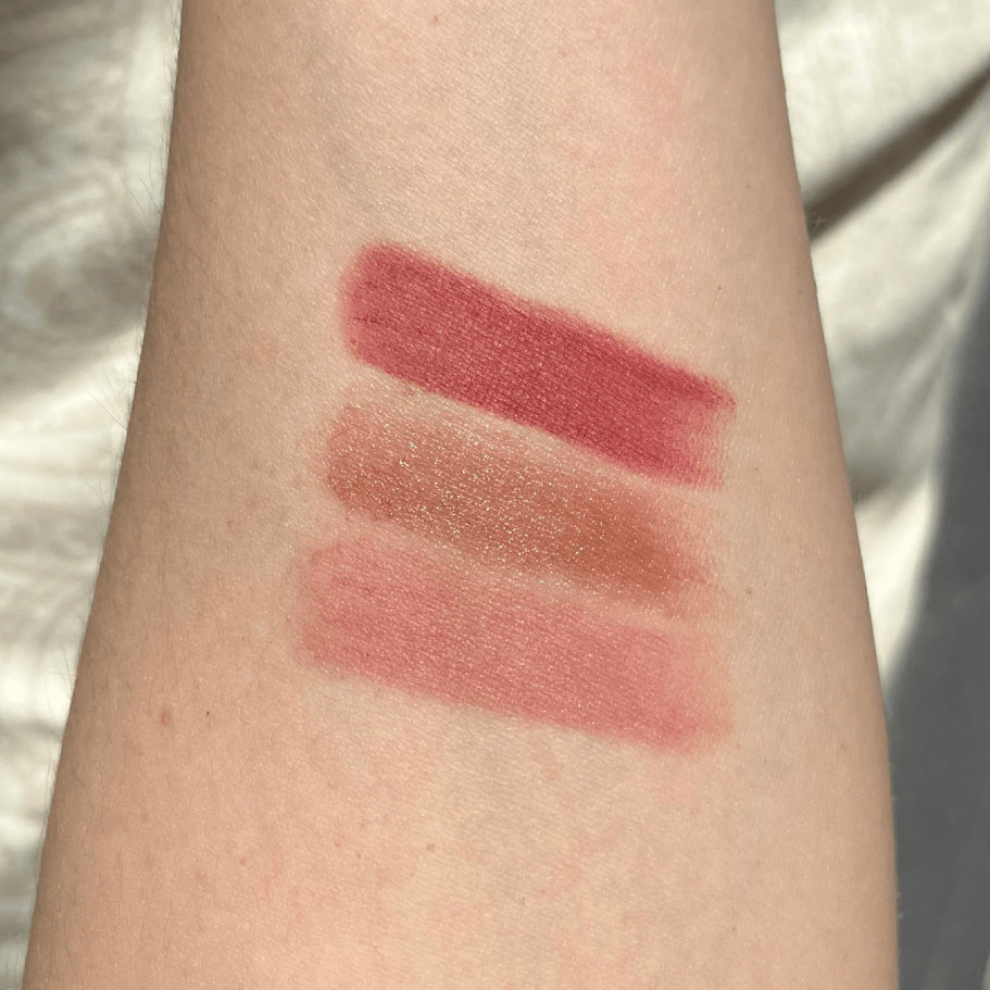 MERIT Dress Code Set Signature Lip Lipstick Lightweight Sheer Satin Matte Natural Gift Kit Pink Red Brown Neutral Nude