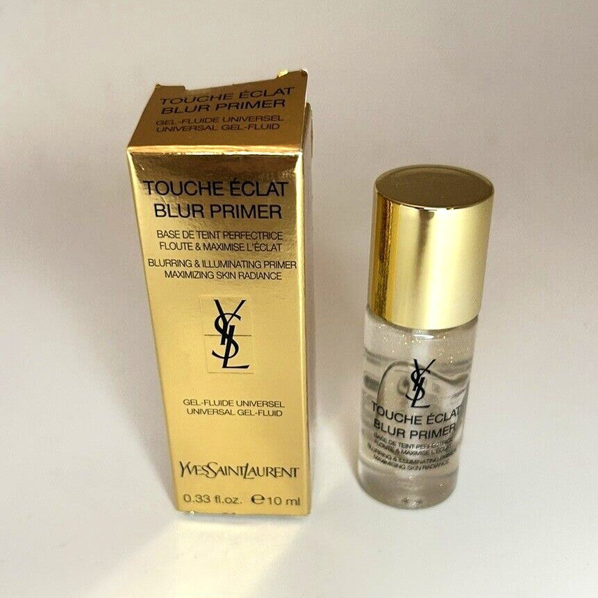 YSL Yves Saint Laurent Touche Eclat Éclat Blur Face Primer Gel Foundation Blurring Smoothing Pores Base Setting Travel