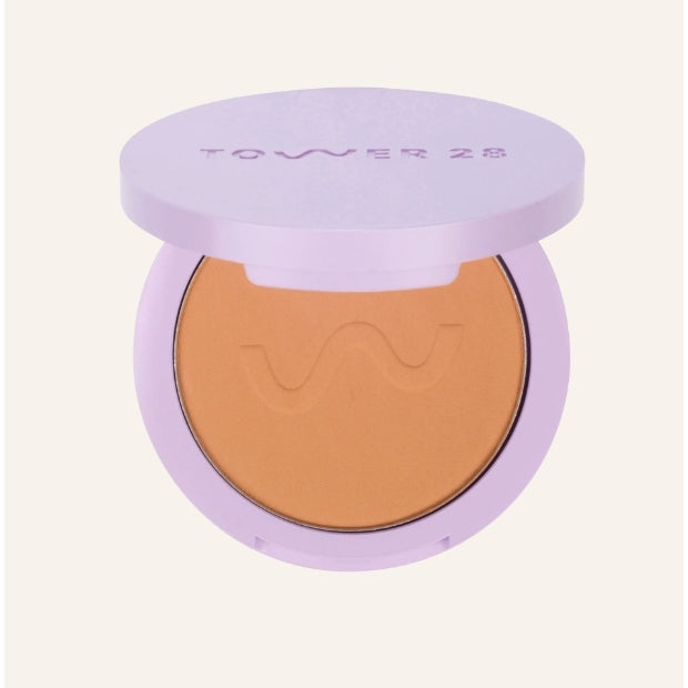 Tower 28 GetSet Pressed Powder Base Hydrating Blur Smoothing Sensitive Setting Brightening Compact Matte Translucent