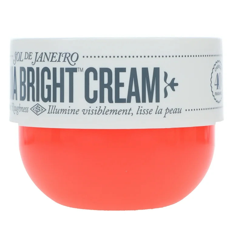 Sol de Janeiro Bom Dia Bright Body Cream Moisturiser Butter Brightening Exfoliator Vitamin C AHA BHA Lotion Spots Bumps