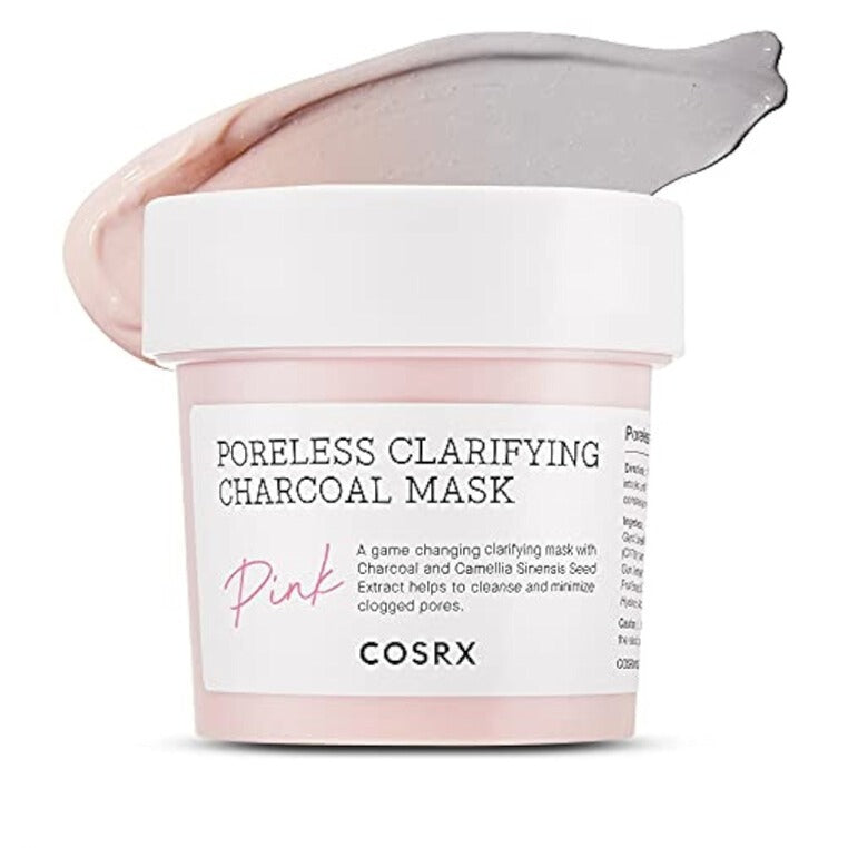 COSRX Poreless Clarifying Charcoal Face Mask Pink Oil Salicylic Pores Soothing Detox Calamine Cream Sensitive Gentle