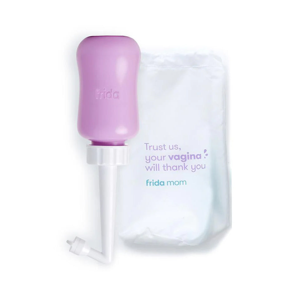 Frida Mom Upside Down Peri Bottle Travel Portable Bidet Postpartum Relief Pink Gray Blue Grey Spray