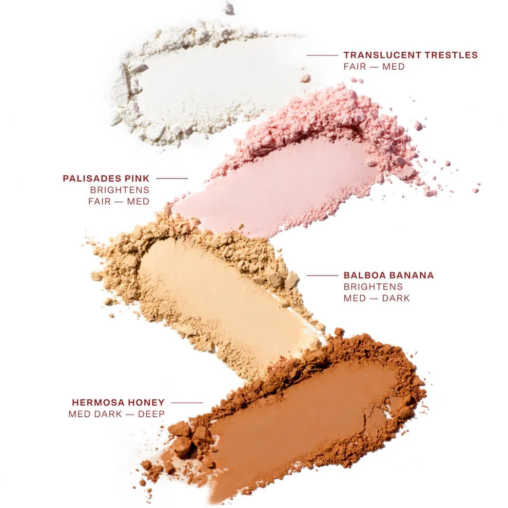 Tower 28 GetSet Pressed Powder Base Hydrating Blur Smoothing Sensitive Setting Brightening Compact Matte Translucent