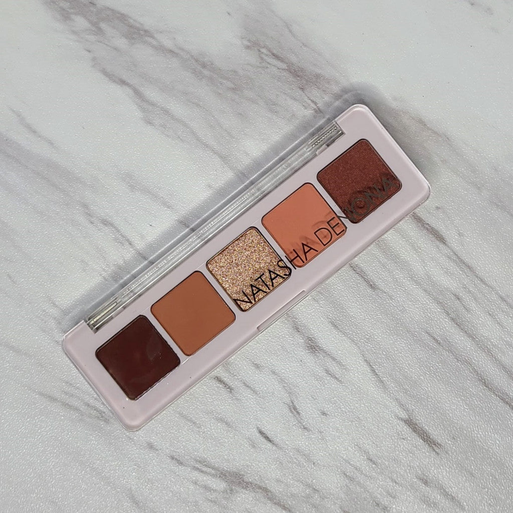 Natasha Denona Mini Biba Eyeshadow Palette Eye Shadow Travel Gift Set Metallic Nude Warm Peach Pink Neutral Brown Coral