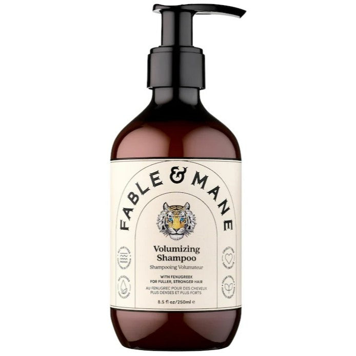 Fable Mane Volumizing Conditioner Shampoo Fine Medium Amla Seed Onion Softening Thinning Moisturising Strengthening
