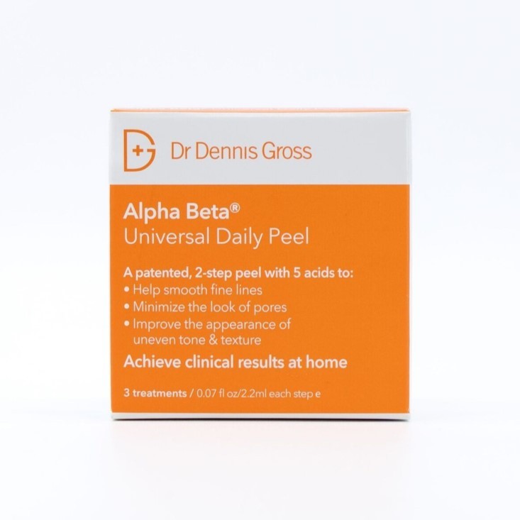 Dr Dennis Gross Alpha Beta Universal Daily Peel Fine Lines Pores Uneven Ageing Oili Glycolic Salicylic Peptides Retinoid