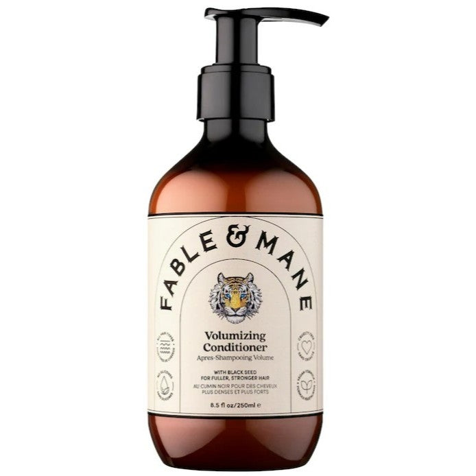 Fable Mane Volumizing Conditioner Shampoo Fine Medium Amla Seed Onion Softening Thinning Moisturising Strengthening