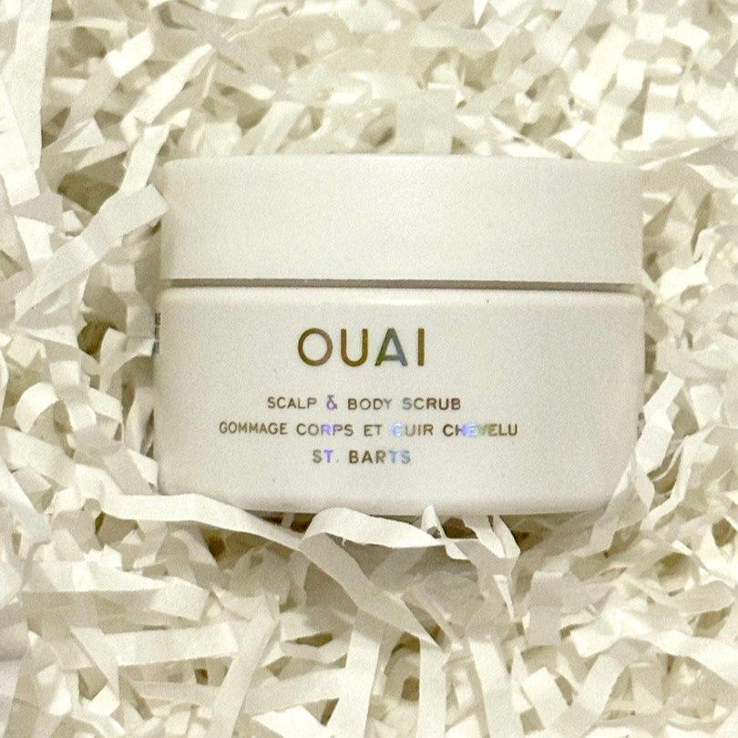 OUAI Scalp Body Scrub Sugar Coconut Oil Exfoliating Dry Moisturising Barts Melrose Aloe Vitamin C Detox Hair Softening