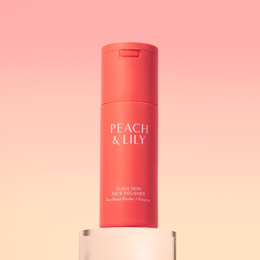Peach Lily Glass Skin Face Polisher Scrub Exfoliator Peel Enzyme Rice Salicylic Sensitive Gentle Softening Brightening