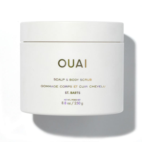 OUAI Scalp Body Scrub Sugar Coconut Oil Exfoliating Dry Moisturising Barts Melrose Aloe Vitamin C Detox Hair Softening