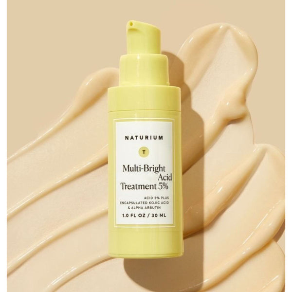 Naturium Multi-Bright Acid Treatment 5% Multi Bright Kojic Arbutin Brightening Lightening Spot Serum Essence
