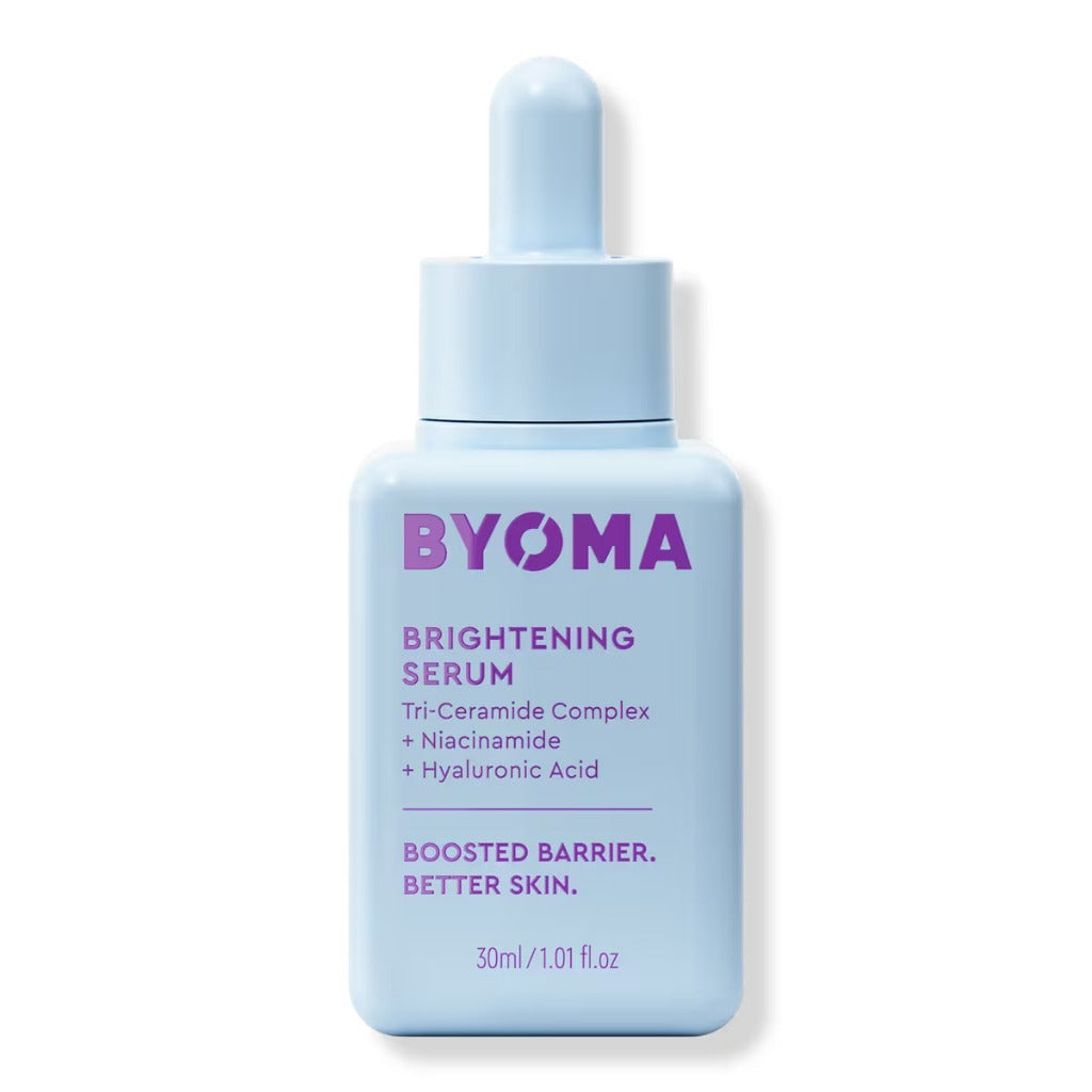 BYOMA Brightening Serum Essence Tri Ceramide Complex Dark Spots Hyaluronic Niacinamide Hydrating Moisturiser Barrier
