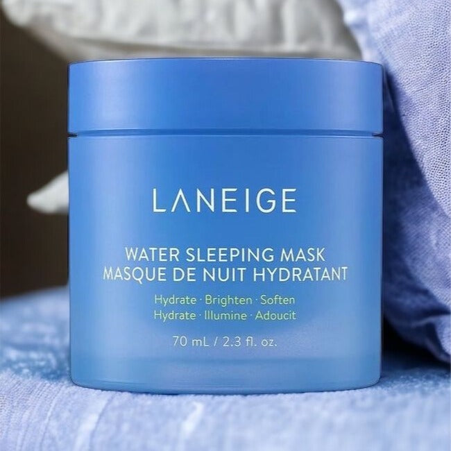 LANEIGE Water Sleeping Mask Moisturiser Gel Cream Night Treatment Brightening Sensitive Lightweight Dry Soothing Gentle