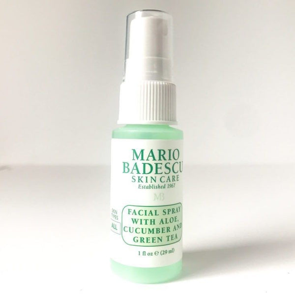 Mario Badescu Facial Spray Aloe Cucumber Green Tea Soothing Hydrating Dull Refreshing Travel Mini Mist Essence