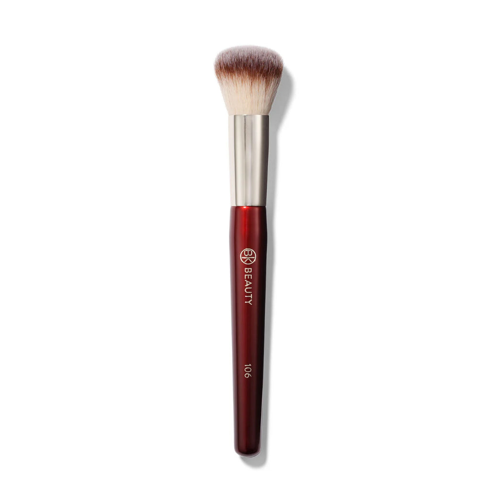 BK Beauty 106 Round Foundation Brush Dome Eye Buffer Liquid Cream Concealer Dense Bronzer Makeup Soft Blending Setting