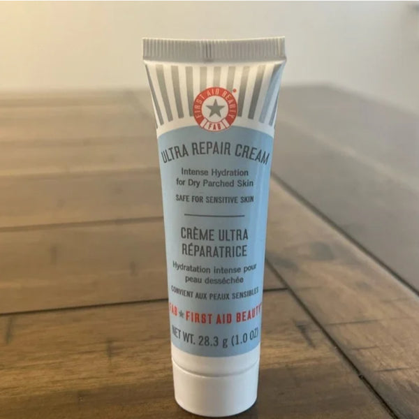 First Aid Beauty Ultra Repair Cream Intense Hydration Eczema Moisturizer Sensitive Lightweight Ceramide Hyaluronic Acid