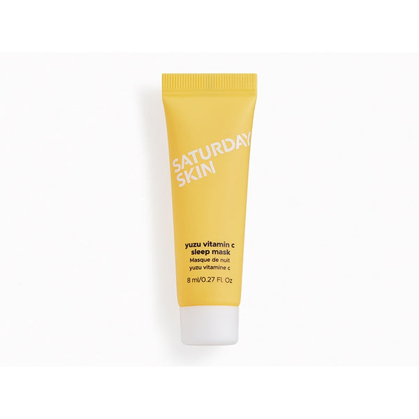Saturday Skin Yuzu Vitamin C Sleep Mask Gel Hydrating Nourishing Brightening Anti-oxidants Peptides Retinoid Combination