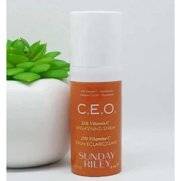 C.E.O CEO Sunday Riley 15% Vitamin C Brightening Serum Travel Vitamins Anti-Oxidants Combination Dry Normal Oily