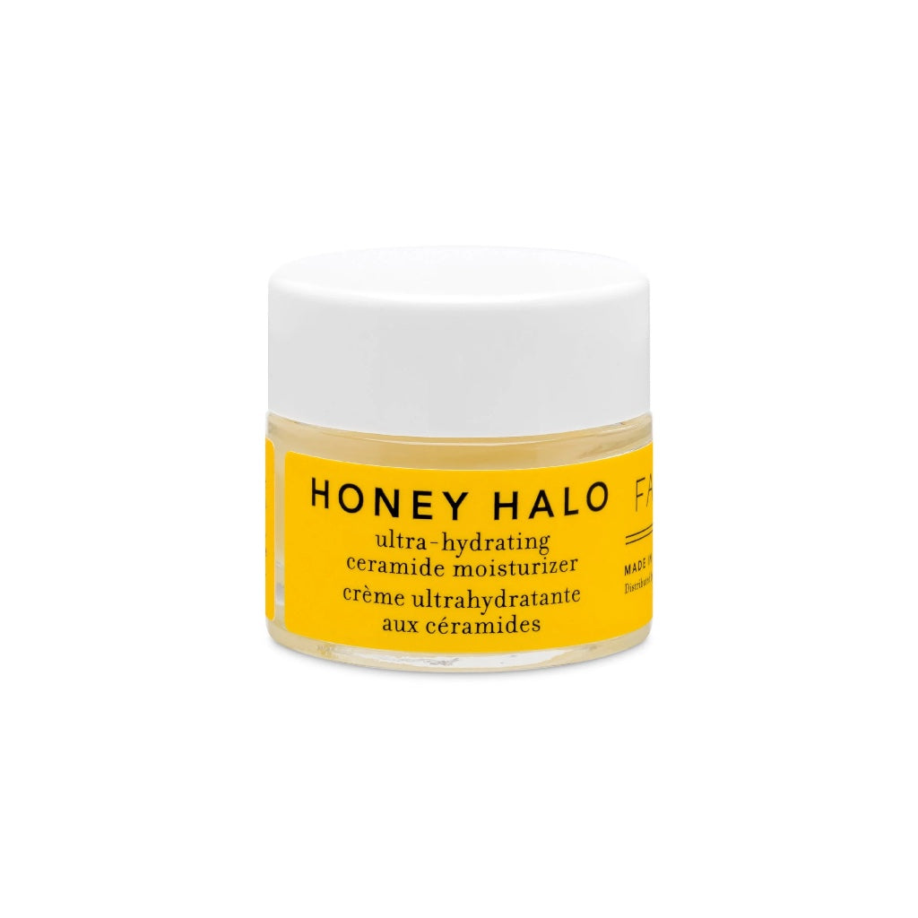 Farmacy Honey Halo Ultra-Hydrating Ceramide Face Moisturizer Hydrating Moisturiser Shea Butter Vitamin Cream Sample Mini