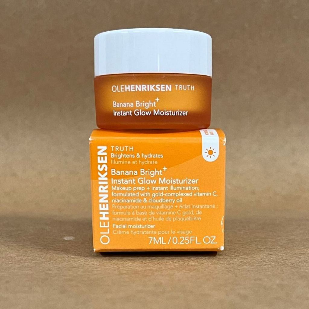 OLEHENRIKSEN Banana Bright Instant Glow Moisturizer Primer Base Setting Vitamin C Niacinamide Hyaluronic Lines Wrinkles