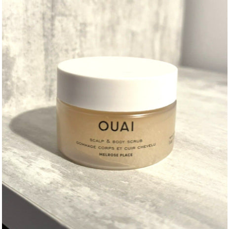 OUAI Scalp Body Scrub Sugar Coconut Oil Exfoliating Dry Moisturising Barts Melrose Aloe Vitamin C Detox Hair Softening