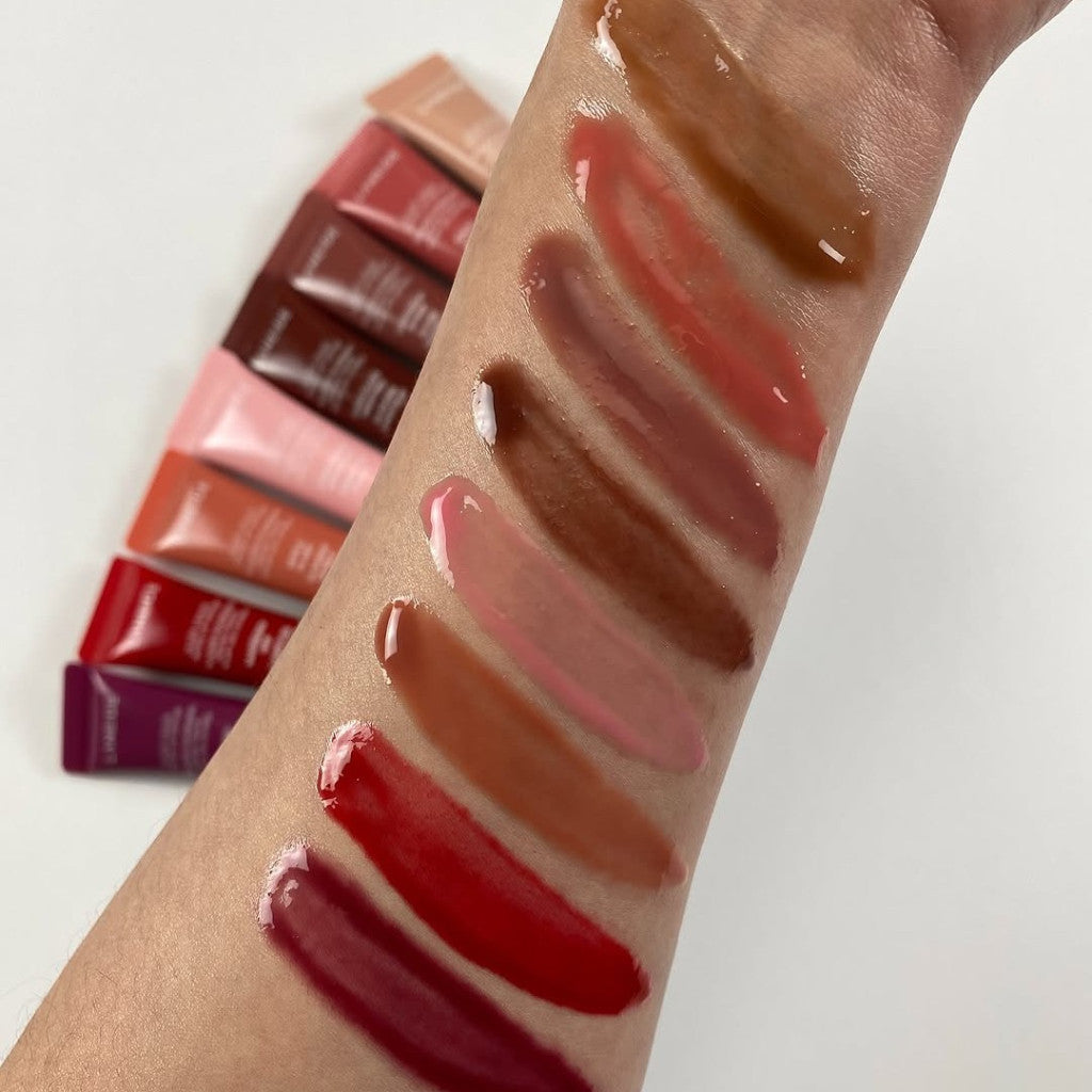 LANEIGE Glaze Craze Tinted Lip Serum Plumping Moisturiser Shine Gloss Treatment Peach Maple Strawberry Nude Ceramides