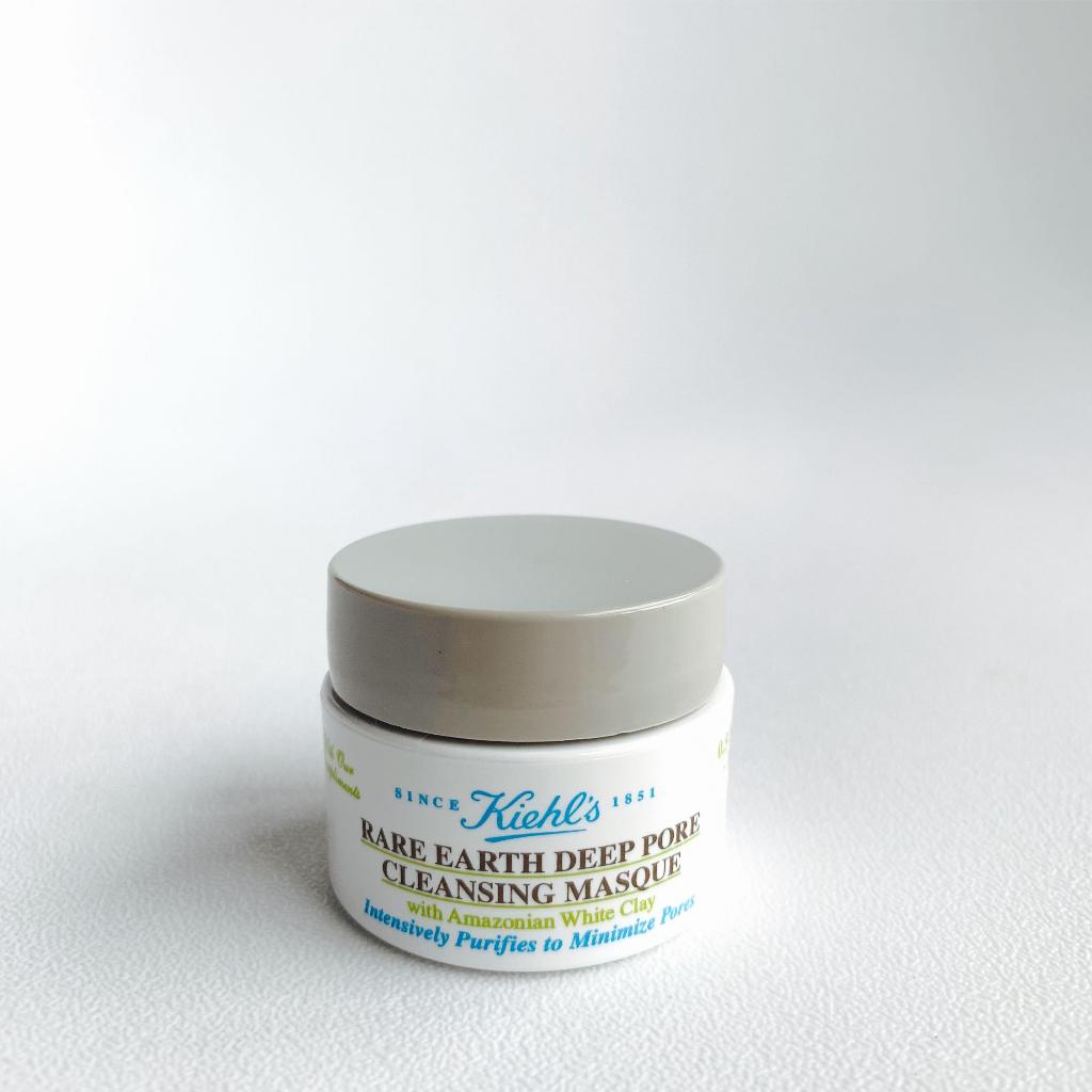 Kiehls Rare Earth Deep Pore Cleansing Masque Purifying White Clay Exfoliate Aloe Vera Oily Combination Acne Prone