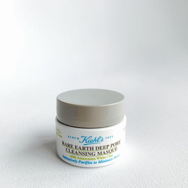 Kiehls Rare Earth Deep Pore Cleansing Masque Purifying White Clay Exfoliate Aloe Vera Oily Combination Acne Prone