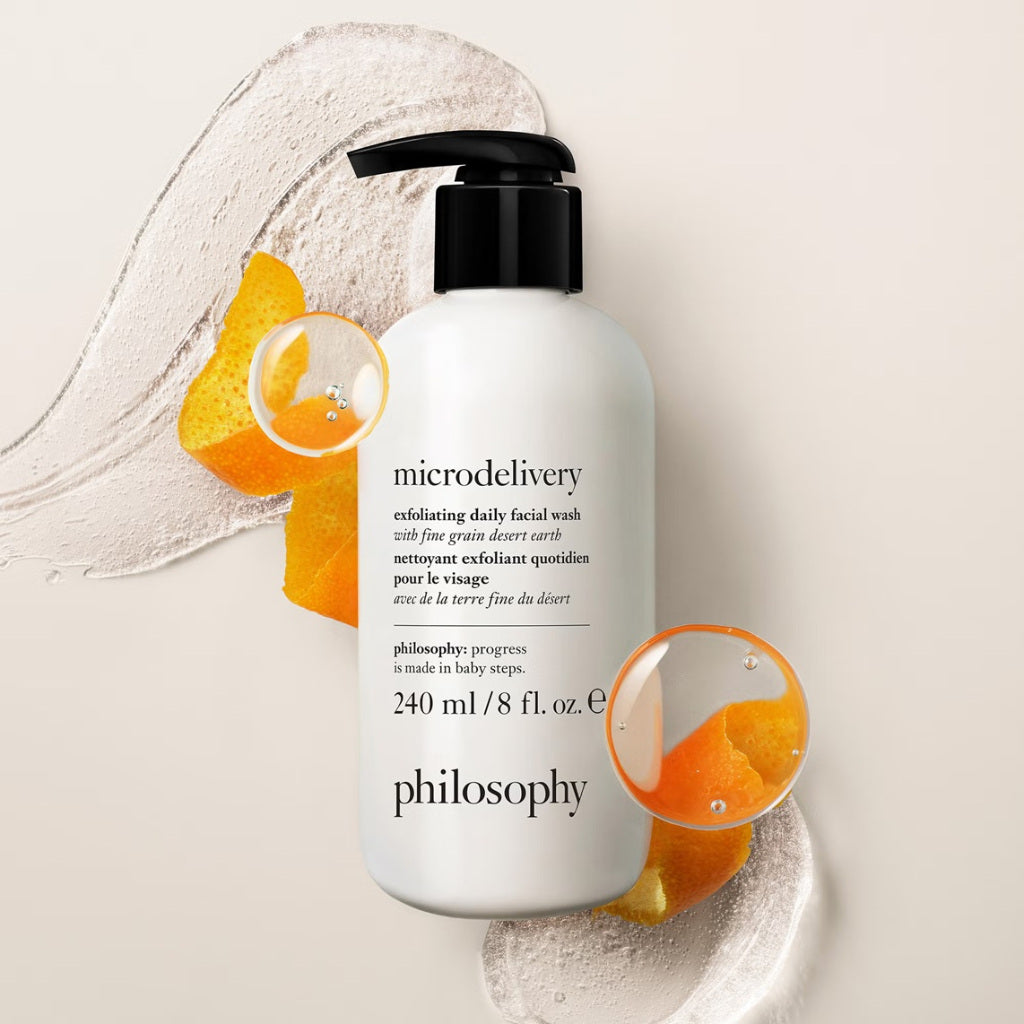Philosophy Microdelivery Exfoliating Facial Wash 240ml Cleanser Scrub 480ml