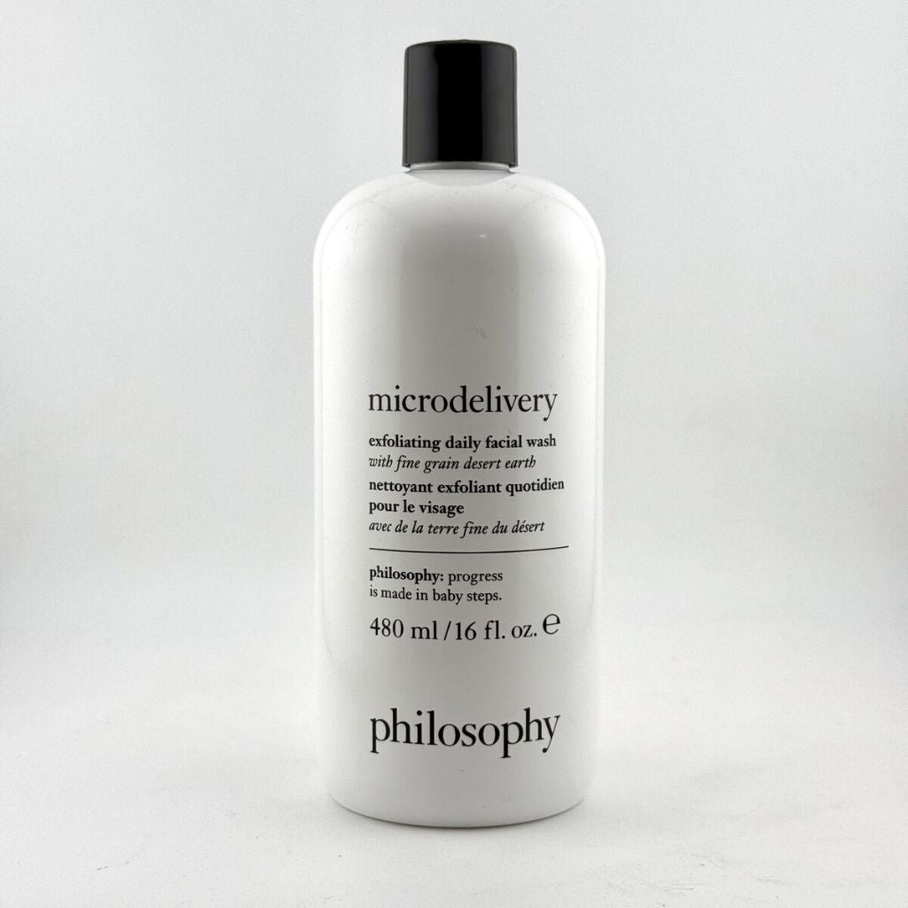 Philosophy Microdelivery Exfoliating Facial Wash 240ml Cleanser Scrub 480ml