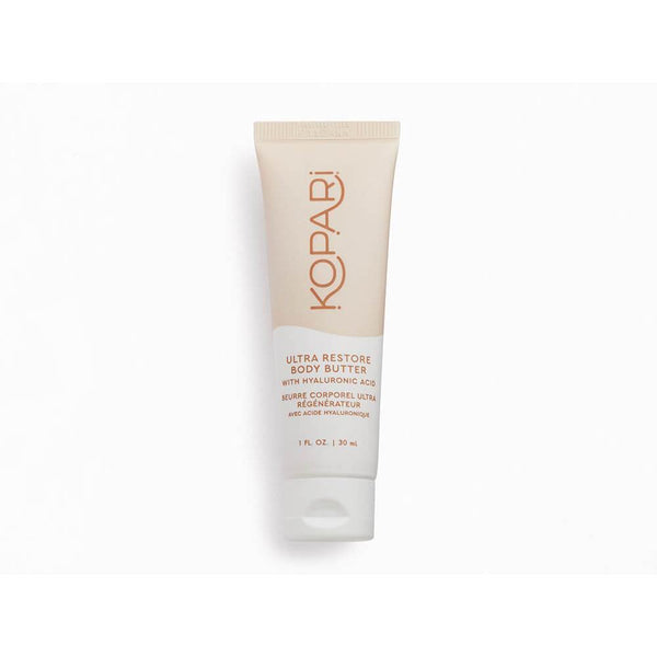 Kopari Ultra Restore Body Butter Cream Travel Hyaluronic Acid Smooth Glowy Hydrating Anti-oxidants Vitamins