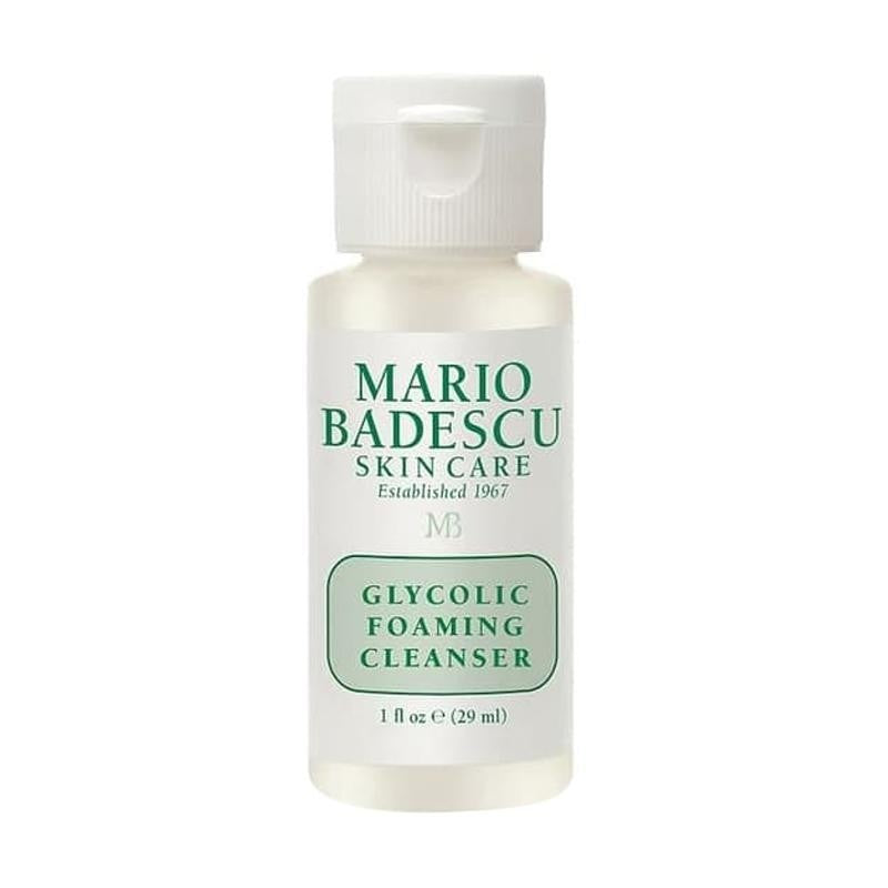 Mario Badescu Skin Care Glycolic Foaming Cleanser Travel AHA All Skin Types Chamomile Extract Gentle Exfoliate