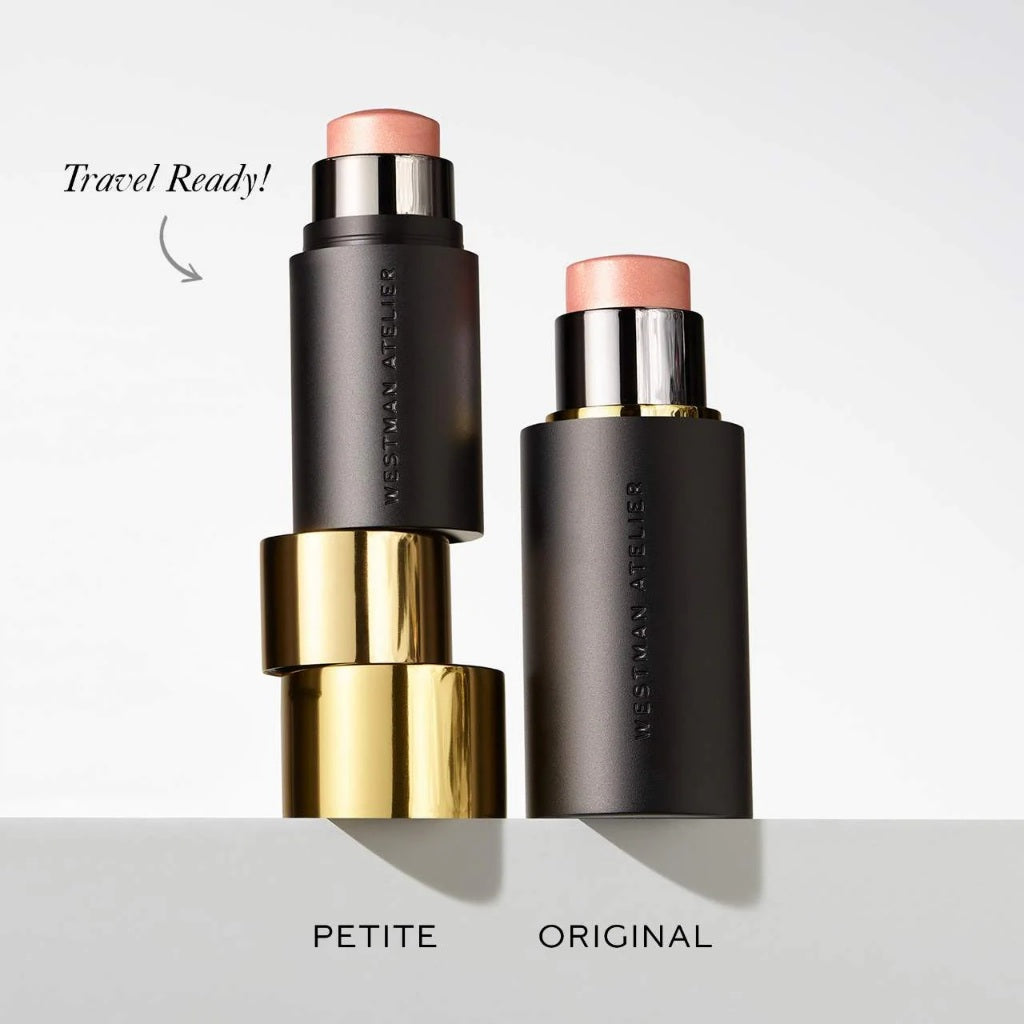 Westman Atelier Lit Up Highlight Stick Nectar Gold Peach Mini Travel Gel Contour Firming Glow Lip Gloss Balm Moisturiser