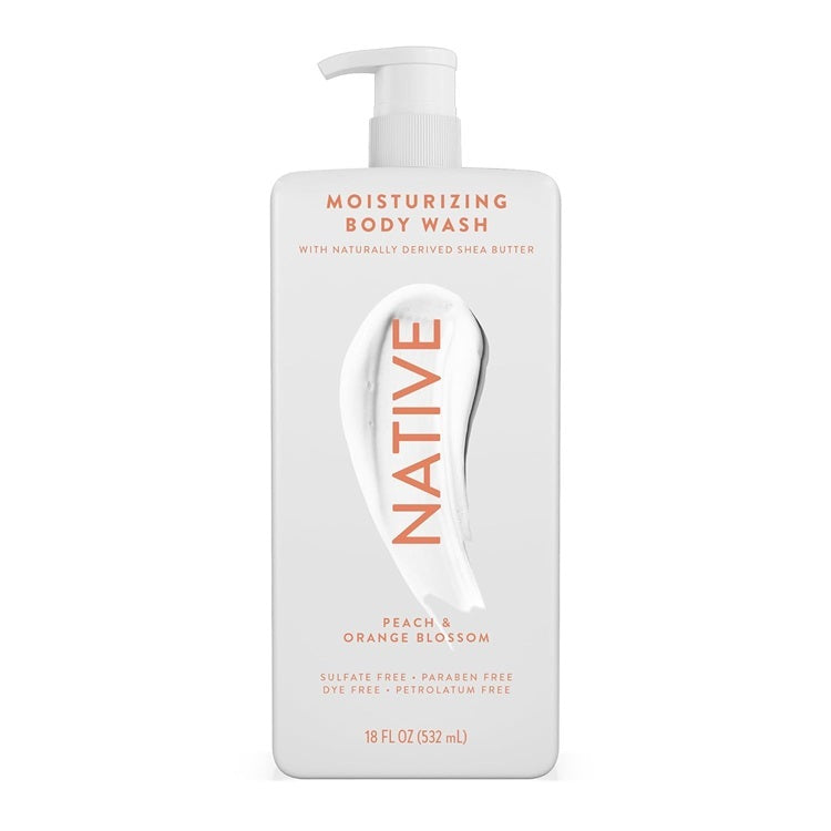 Native Moisturizing Body Wash Butter Cleanser Shower Vanilla Moisturiser Soap Lemon Jasmine Floral Sweet Warm Rich