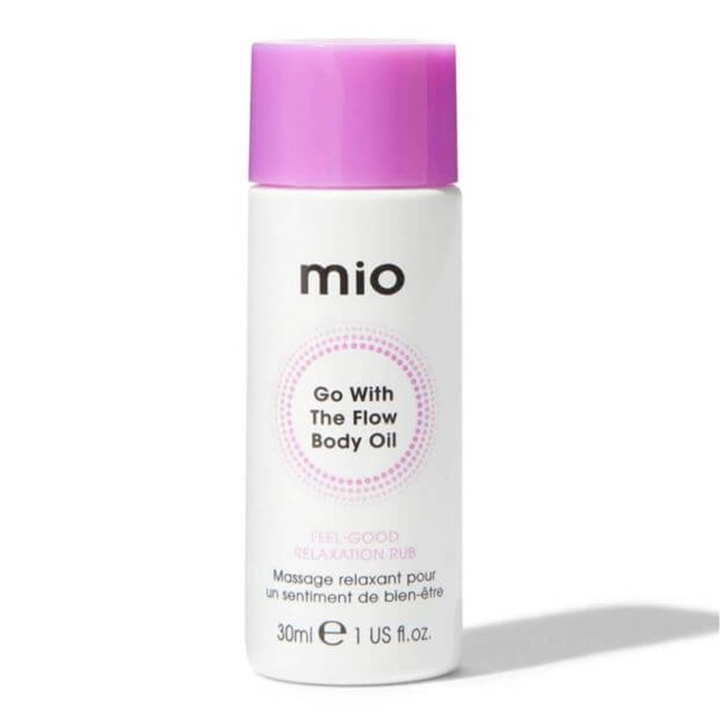 Mio Go With The Flow Body Oil Feel-Good Relaxation Rub Travel Calming Hydrating Nourishing Soft Smooth Rejuvenated