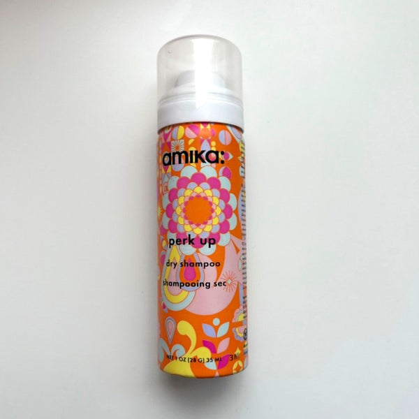 Amika Perk Up Dry Shampoo Volumising Boosting Hair Styling Spray Powder Clover Sample Trial Mini Travel Oil Invisible