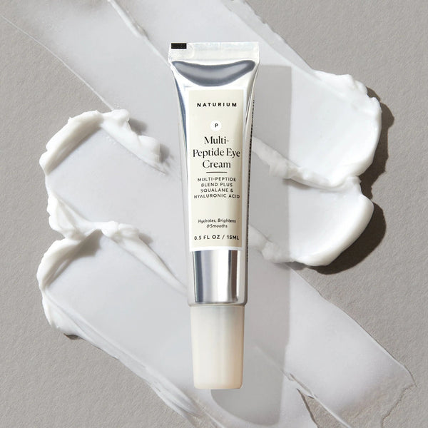 Naturium Multi-Peptide Eye Cream Hyaluronic Acid Squalane Lines Wrinkles Gel Moisturiser Treatment Brightening Dark