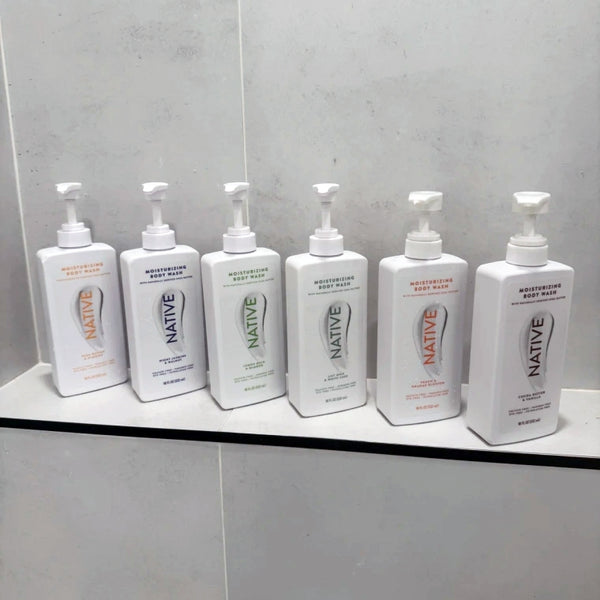 Native Moisturizing Body Wash Butter Cleanser Shower Vanilla Moisturiser Soap Lemon Jasmine Floral Sweet Warm Rich